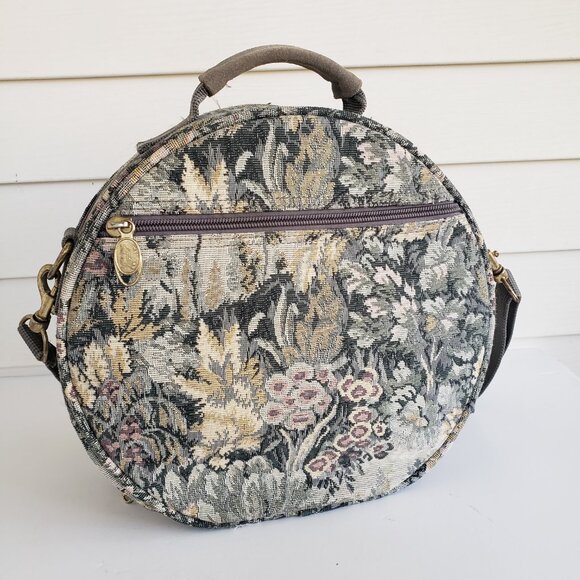 Vintage 90s / Y2K Ricardo Beverly Hills tapestry rounded luggage bag - Picture 6 of 14